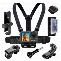 Uchwyt Szelki na Klatkę do Kamer  GoPro DJI Insta Telefonu Zestaw 6w1
