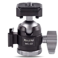 MINI GŁOWICA KULOWA ZIMNA STOPKA GWINT 1/4 DO STATYWU APARAT TELEFON KAMERY