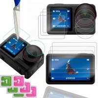 3x Kompletny zestaw szkieł hartowanych do DJI Osmo Action 3 i 4